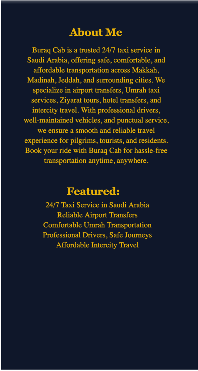 Buraq Cab