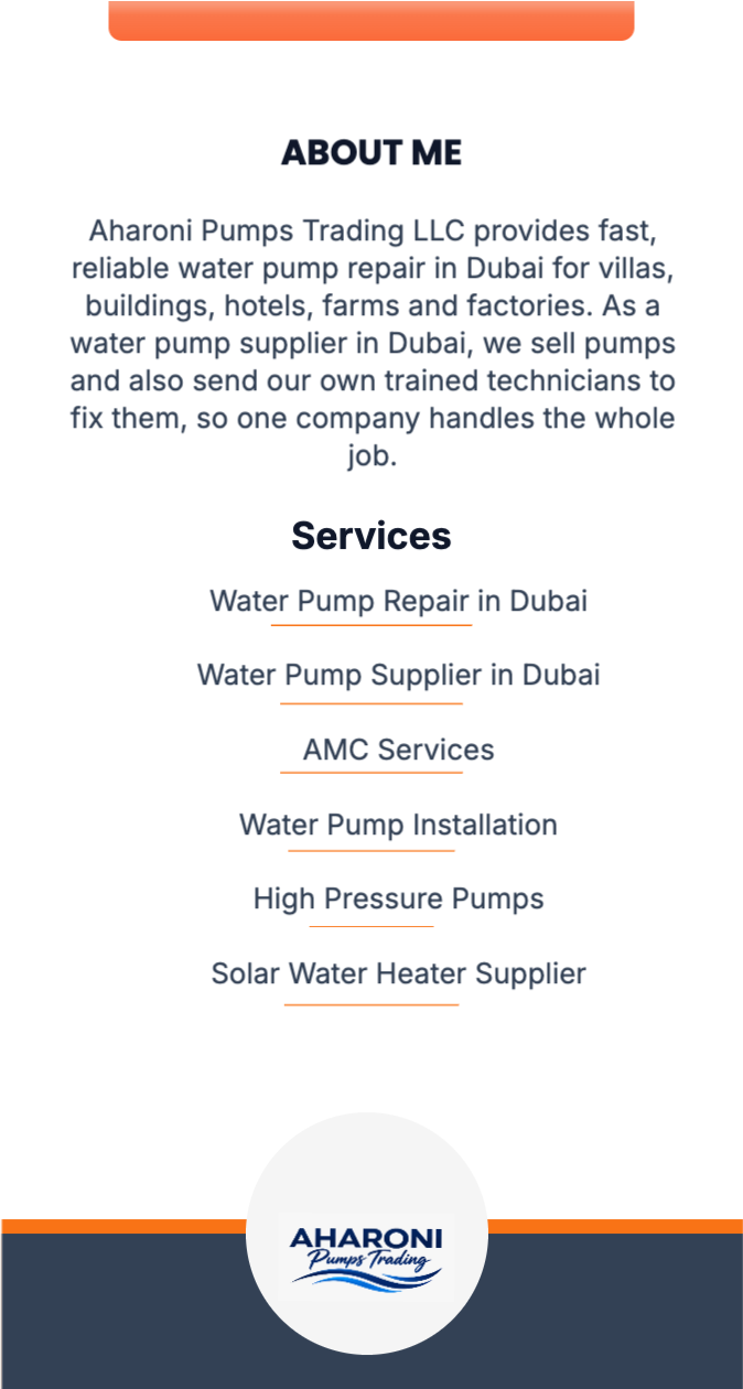 Aharoni Pumps Trading LLC
