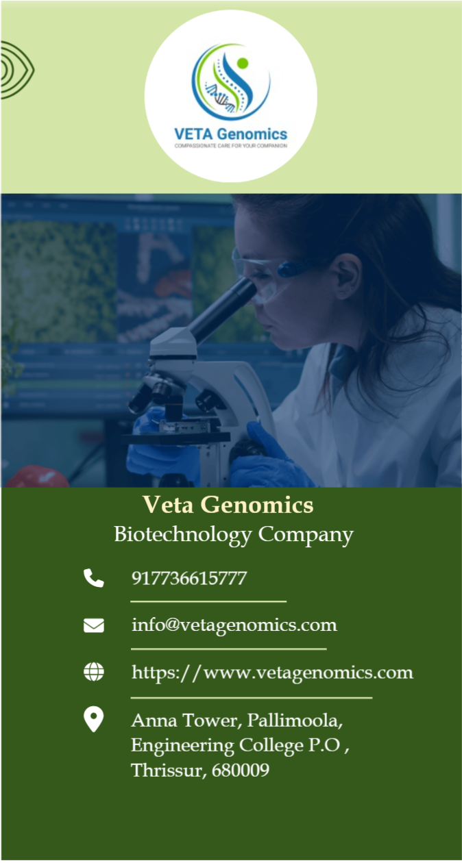 Veta Genomics's business card