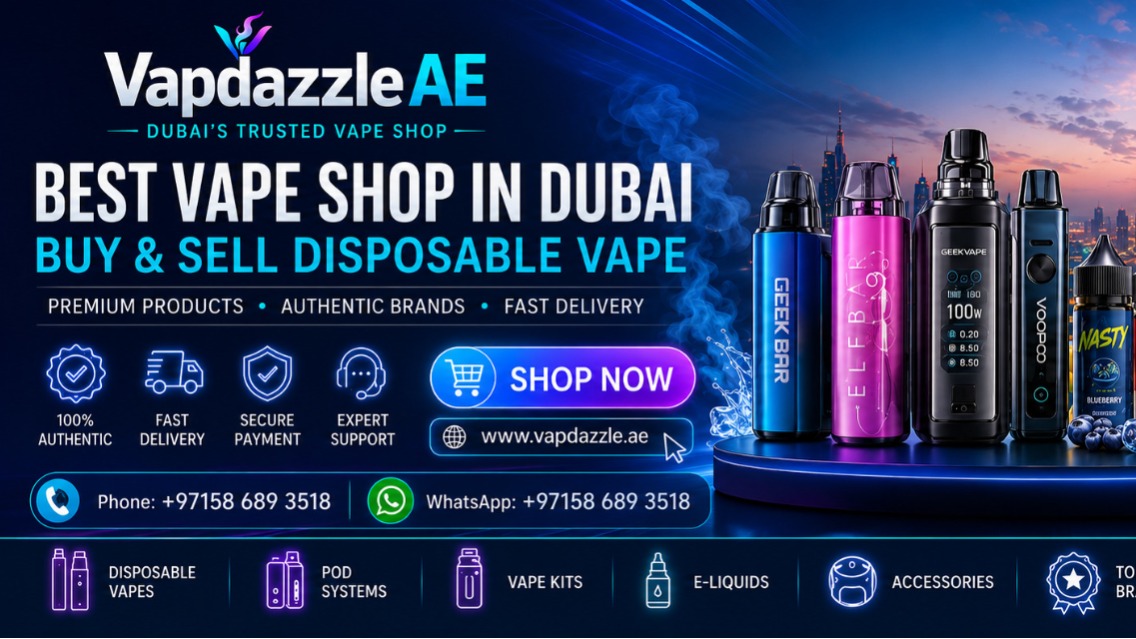 Vapdazzle AE is the best vape shop near you in Al Barsha, Dubai, UAE
