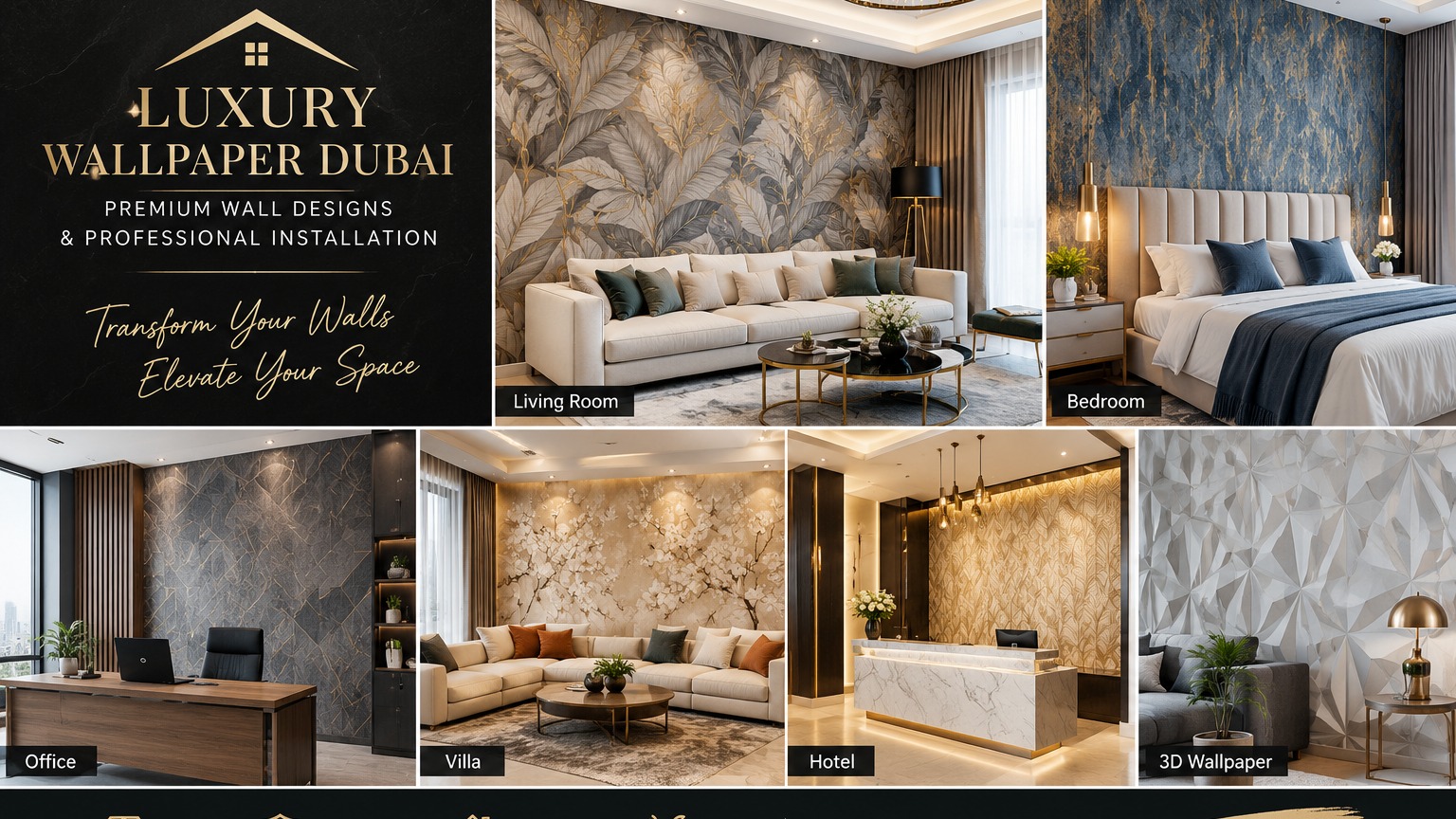 Luxury Wallpaper Dubai | Premium Wall Designs
